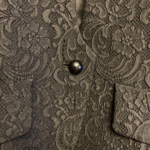 Yoana Baraschi Black Stretch Blazer Size 8 - Picture 5 of 9